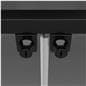 Showcase table with locking doors for added security 