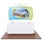 Trade show tabletop display with double sided view