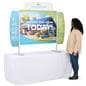 Trade show tabletop display with design online features 
