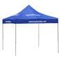 blue pop up tent