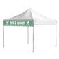 Custom printed canopy tent valance banner with water resistant design 