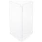 Plastic sign holder for 5" x 7" media