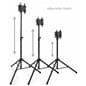 TV tripod mount with 5 height settings 