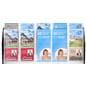 Pamphlet holder with stacked rising feature so literature in the back can be accessed
