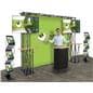 Truss trade show display with custom printed graphics