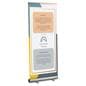 Custom printed retractable banners with 47 inch wide display