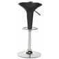 Black Trade Show Table & Stool Set, Small Backrest