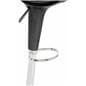 Black Trade Show Table & Stool Set, Hydraulic Lift