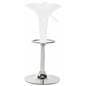 White Trade Show Table & Stool Set has a Small Backrest
