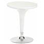 White Trade Show Table & Stool Set for Conferences and Meetings