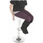 WhiteTrade Show Table & Stool Set with Foot Rest