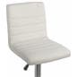 White Gas Lift Chair and Table Set, Rotating