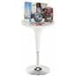 White Gas Lift Chair and Table Set for Restaurant or Conference Use