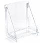 Trade show display booth kit with magazine holder