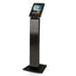 Trade show booth kits with black locking ipad stand 