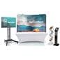 10 x 10 trade show booth package with portable folding table 