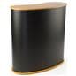 Custom Curved Counter Made of Lightweight Plastic & MDF