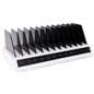 Tabletop charging station with overall dimensions: 24" L x 12" W x 8.77" D
