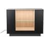 Two tone retail showcase with black and maple colorway 