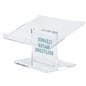 Custom Acrylic Desktop Podium has a Large Reading Surface