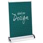 Desktop banner stands with 11 x 16 graphics