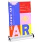 Desktop banner stands with full color graphics