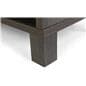 58-inch wood television console with sturdy legs