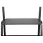 Contemporary mobile TV mount with bottom shelf