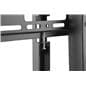 Contemporary mobile tv mount with height adjustment 
