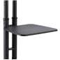 Dual Monitor LCD Stand with Moveable Shelf