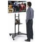 Rolling Mobile TV Console