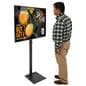 TV stand with mount for 70 Inch TV with 150-lb weight capacity