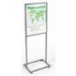 Sign frames  in modern silver finish