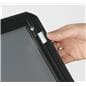 Sign Holder In Black Aluminum