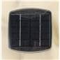 Patio Market Umbrella with Solar Panel to Charge LED Lights