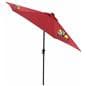 Red Patio Market Umbrella for Businesses with Outdoor Lounge Areas