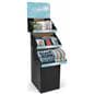 3 Shelf Custom Printed Cardboard Floor Stand Includes Graphics