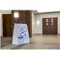triangle corrugated plastic signs for indoor or outdoor applications