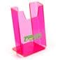 Custom pink trifold display stand with graphics included 