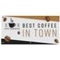 Custom acrylic signage is frameless 