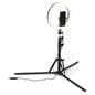 Home vlog studio kit with adjustable height for counter top placement