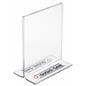 Acrylic Menu Card Holder with Custom UV Printing