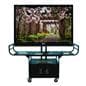 Black Flat Screen Cart 