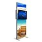 Backdrop TV Stand with Double Sided Graphics