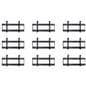 Steel 3x3 flat panel video wall mounting system
