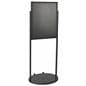 Black 22 x 28 Wheeled Poster Stand
