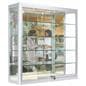LED Wall Display Case with Plunger Lock