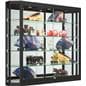 Black Wall Mounted LED Display Case
