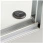 Wall Case: Is Securely Mounted w/Two Z-Bar Mounts