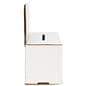 Custom cardboard enter to win box with simplistic design